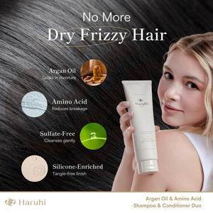 Argan Oil & Amino Acid Shampoo & Conditioner Duo.